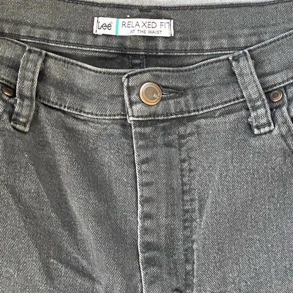 Lee Gray/black Denim Jeans with Gap light wash jeans - Picture 4 of 7